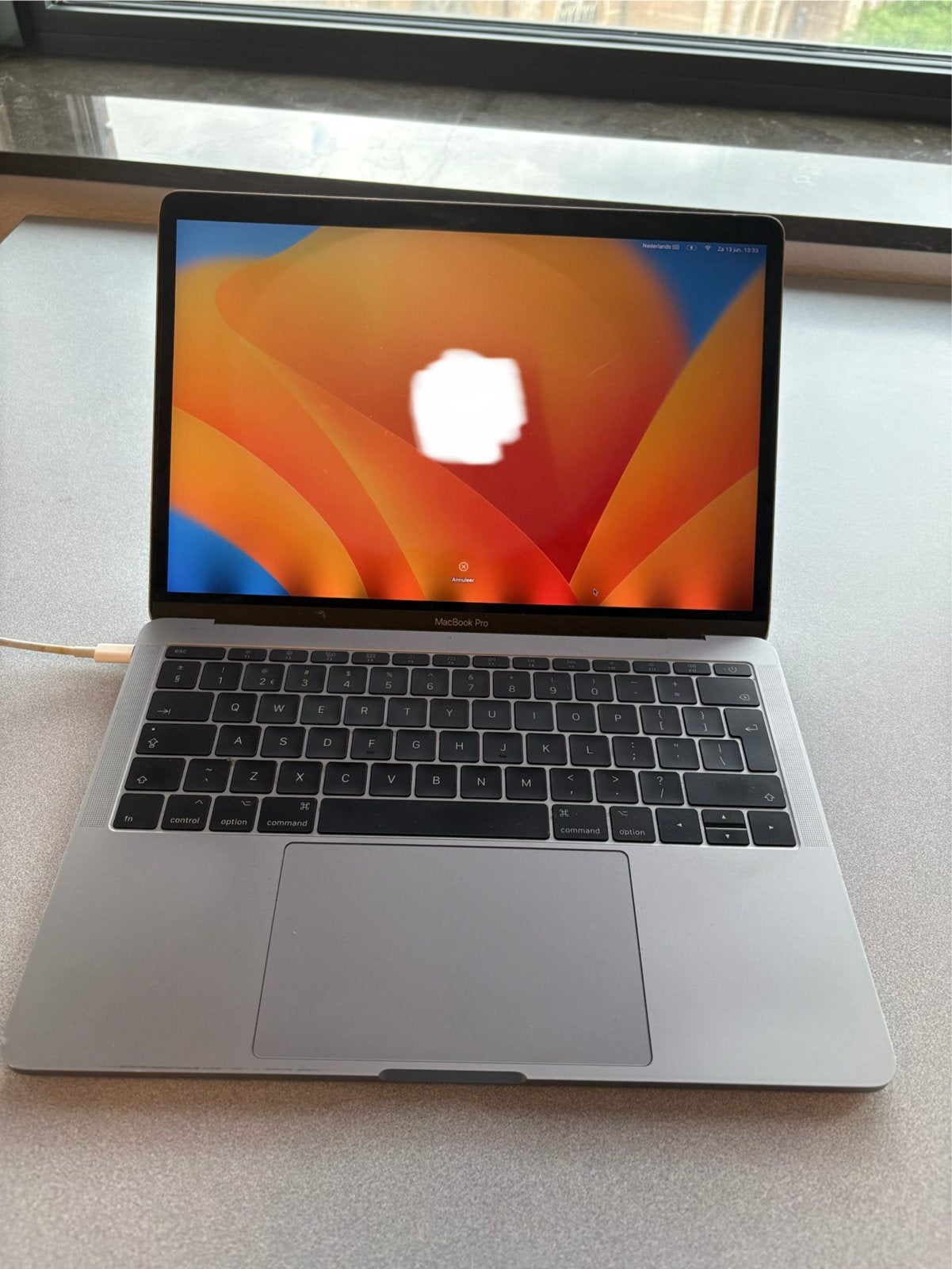 MacBook Pro A1708 (2017) - Defect Scherm, MacBook Pro, 256 GB, 2 tot 3 Ghz, Qwerty