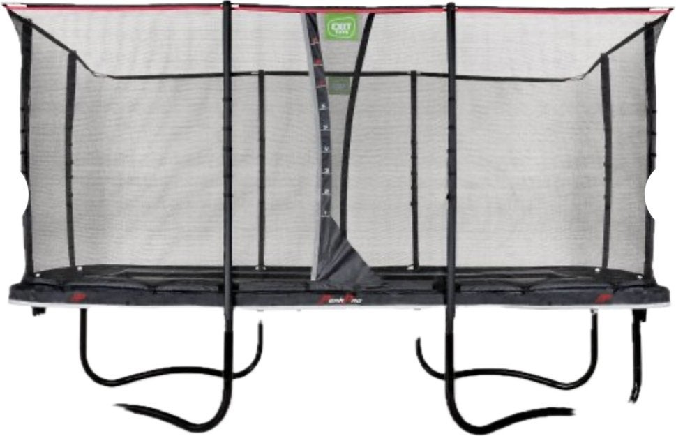 EXIT PeakPro trampoline 244x427cm - zwart, Ophalen, Nieuw