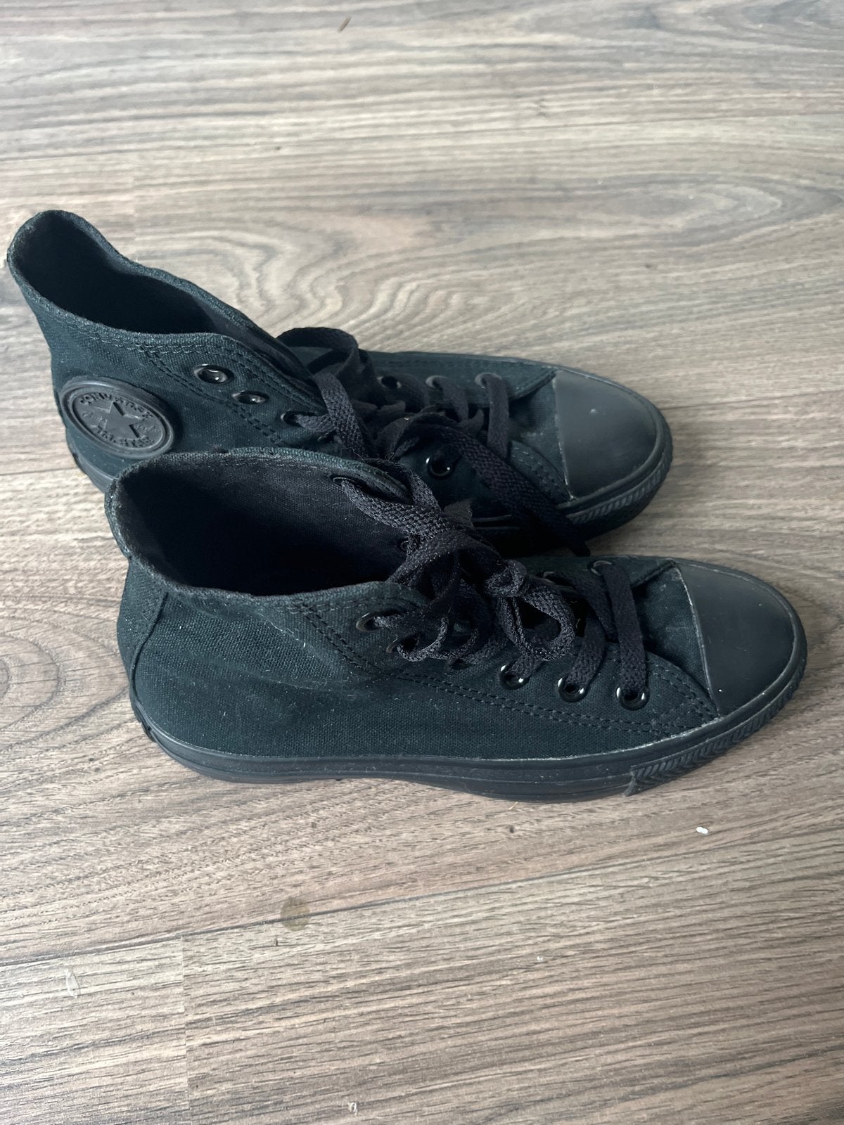 Zwarte Converse All Stars - Maat 35, Ophalen, Gedragen, Zwart, Sneakers of Gympen