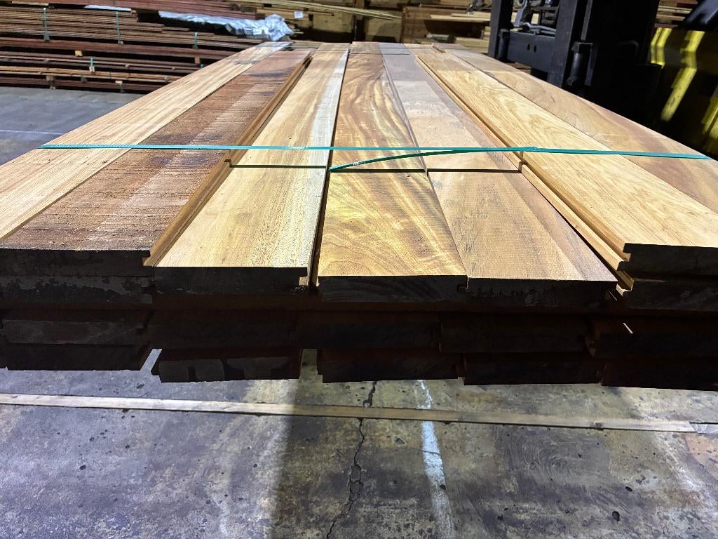 Vlonderplanken-planken-schutting-Hardhout-Timborana-28x135mm, Ophalen, Nieuw, Hout