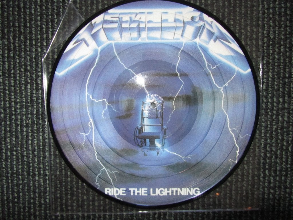 Picture Disc LP Metallica - Ride the Lightning - 80's vinyl, Picture disc, Ophalen of Verzenden, Gebruikt