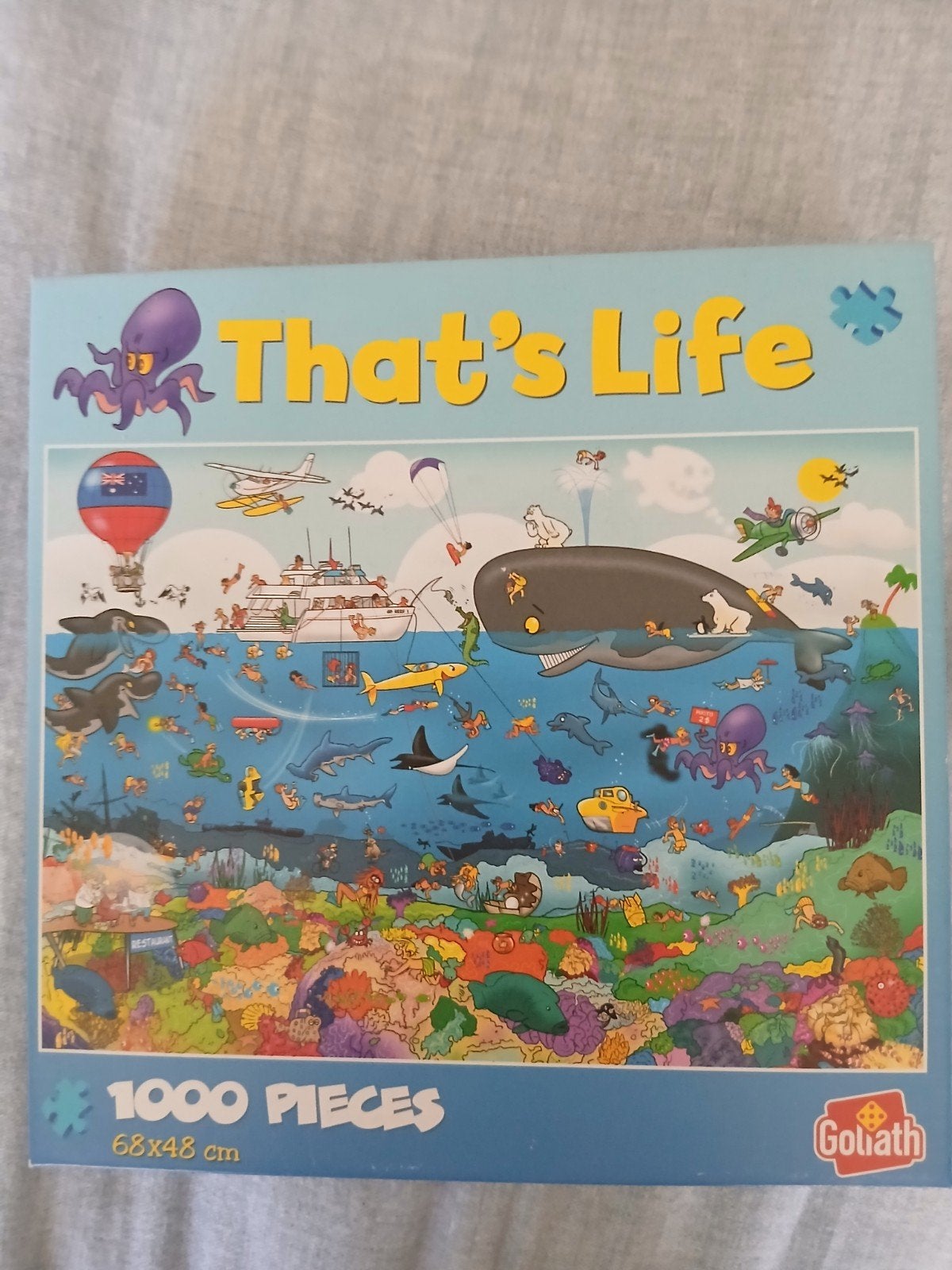 Goliath That's Life 1000 stukjes puzzel, Kinderen en Baby's, Ophalen of Verzenden, Meer dan 50 stukjes, Gebruikt, 6 jaar of ouder