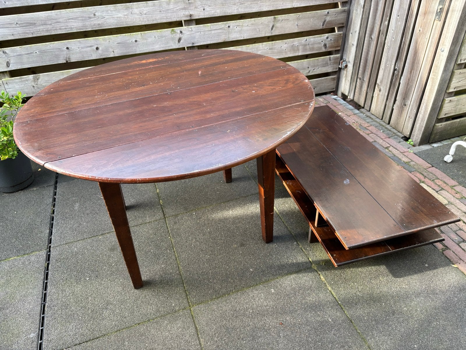 Uitschuifbare eettafel - Massief hout