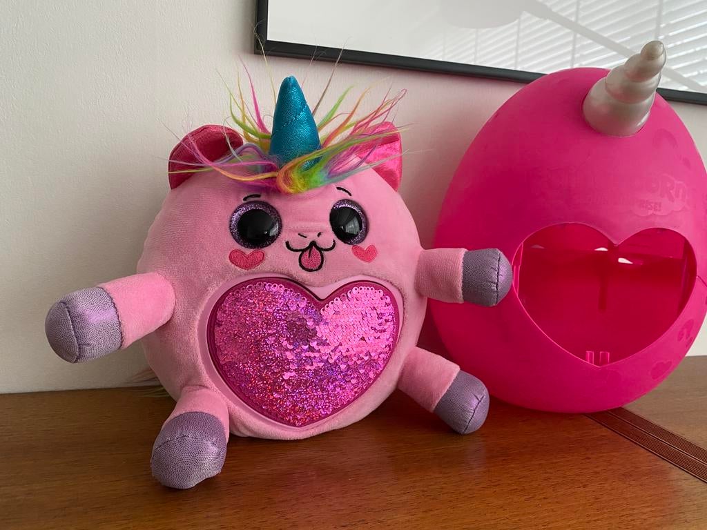 Rainbocorn regenboog knuffel groot, Ophalen, Zo goed als nieuw, Overige typen