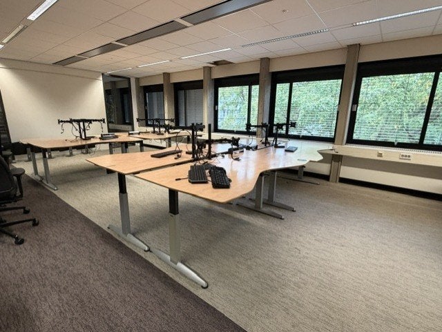25 sets x Zettoe bureau-eiland met 4 bureaus – vanaf € 360, Gebruikt, 95 cm, Ophalen of Verzenden, Overige merken