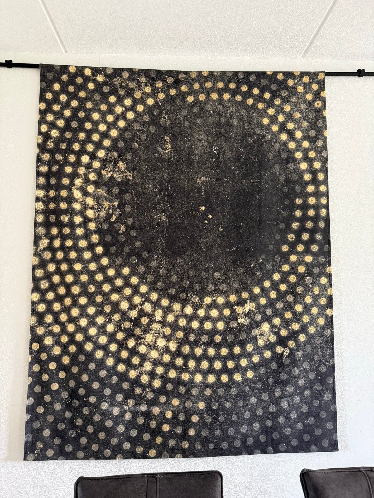 Urban Cotton Cala Wandkleed, Huis en Inrichting, Ophalen, Zwart, Zo goed als nieuw, Met ophangsysteem