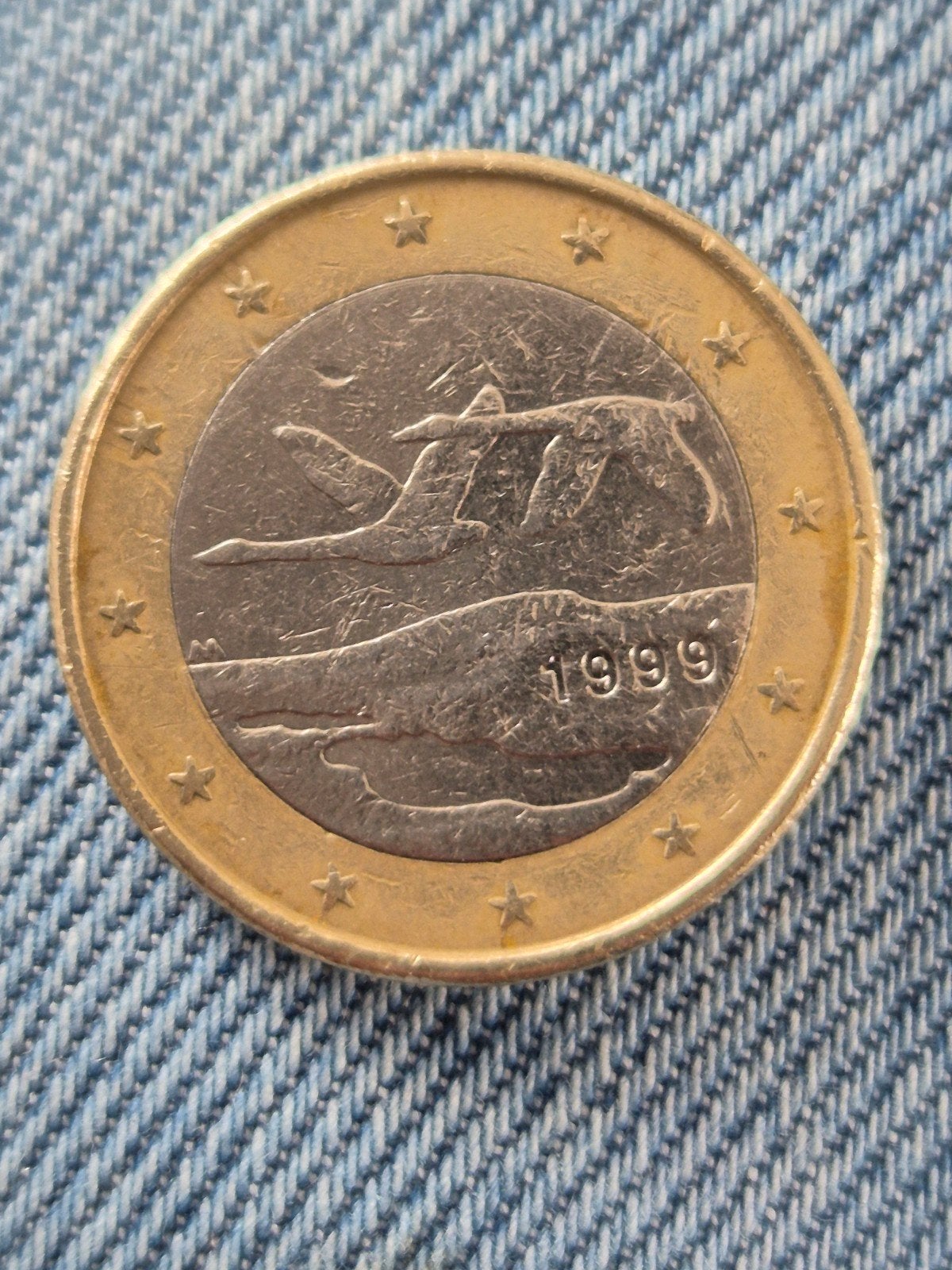 1 euromunt Finland 1999, Ophalen of Verzenden, Finland, 1 euro, Losse munt