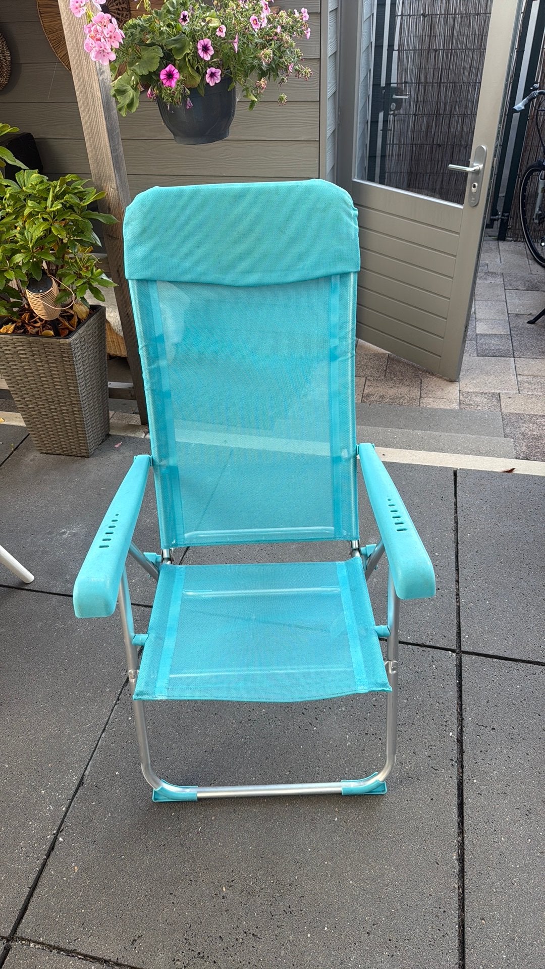 Te koop strandstoel, Caravans en Kamperen, Kampeermeubelen, Ophalen of Verzenden, Zo goed als nieuw, Campingstoel