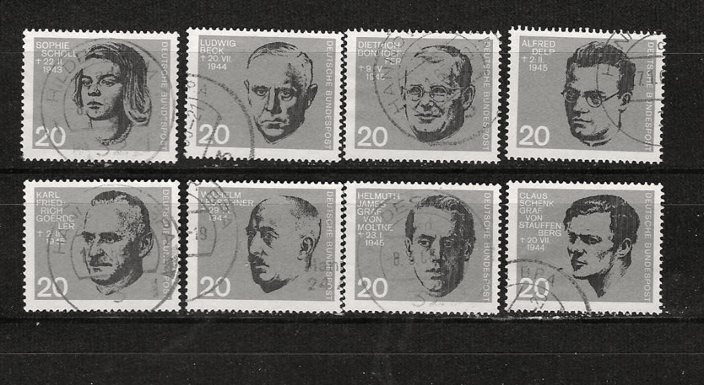BRD 431-438, Ophalen of Verzenden, BRD, Gestempeld