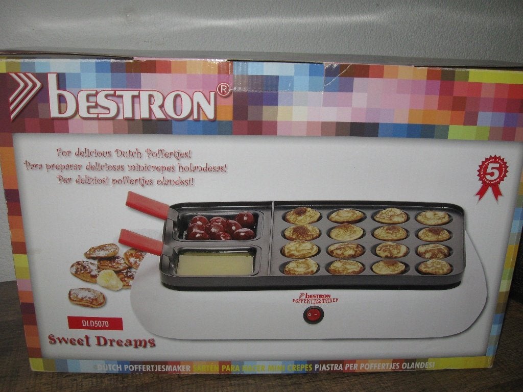 Bestron poffertjes pan sweet dream nieuw in doos, Ophalen of Verzenden, Nieuw