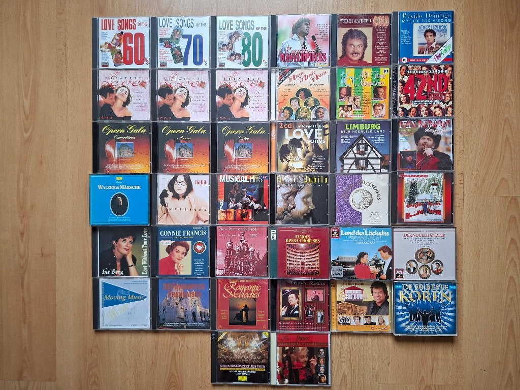 Diverse cd's: klassiek, lovesongs, etc. - ALLES voor € 17,50, Ophalen of Verzenden, Classicisme, Zo goed als nieuw, Overige typen