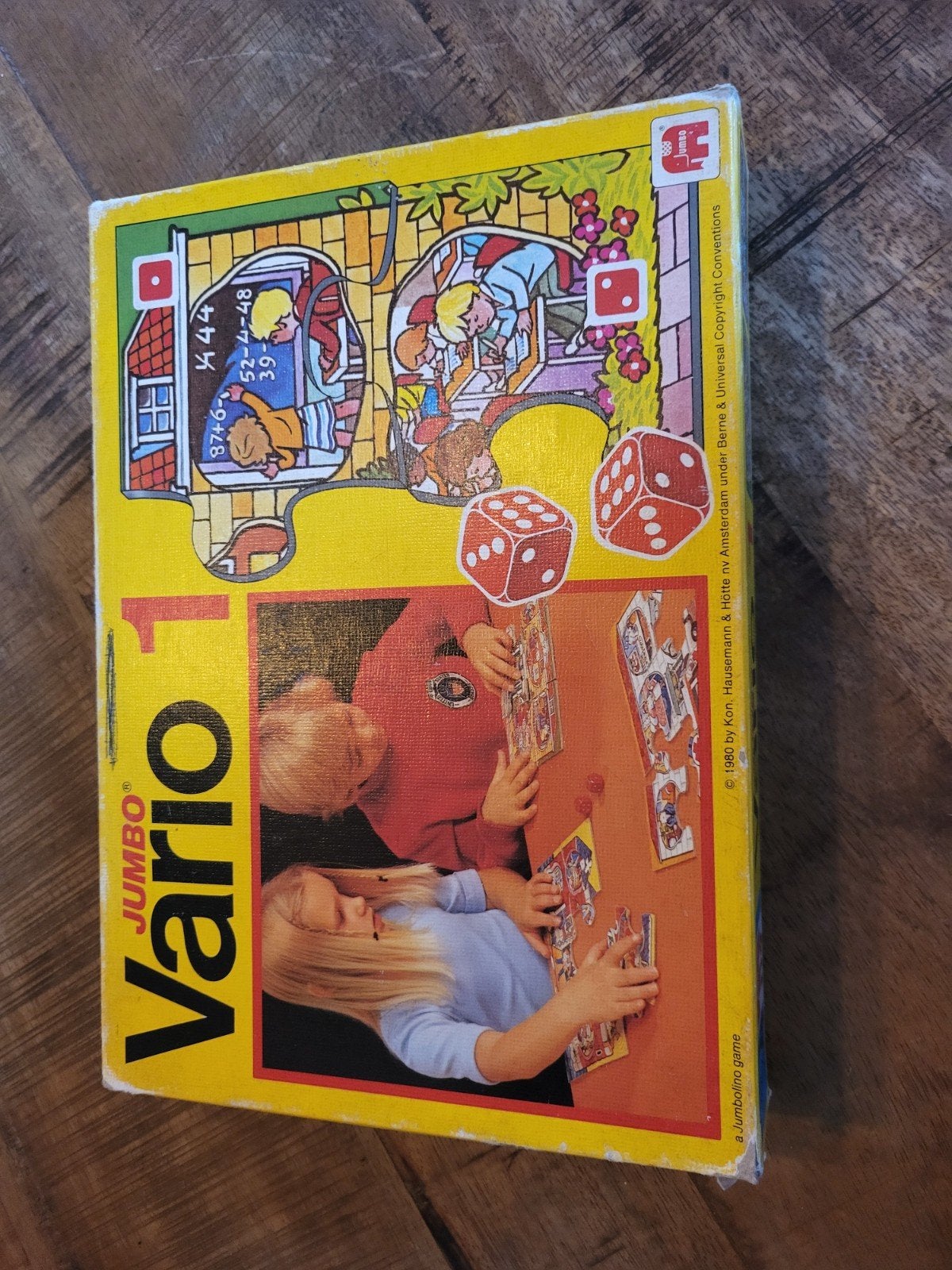 Jumbo Vario 1 Puzzelspel - Compleet, 1 stukje hersteld, Een of twee spelers, Ophalen of Verzenden, Gebruikt, Jumbo