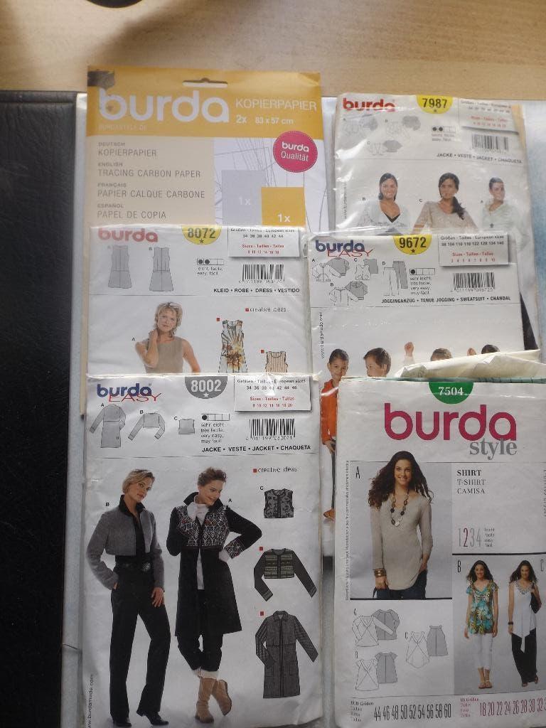 Diverse Burda patronen, Overige typen, Vrouw, Nieuw, Burda