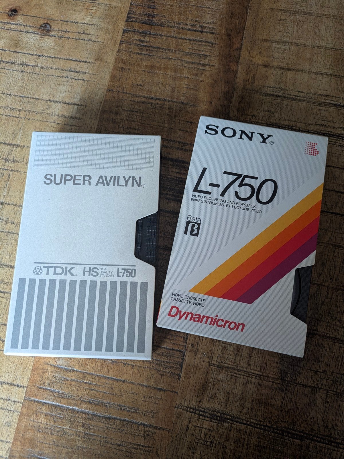 Sony L-750 Betamax en TDK L-750 Super Avilyn videobanden, Audio, Tv en Foto, Videospelers, Ophalen of Verzenden, Nieuw, Betamax-speler of -recorder