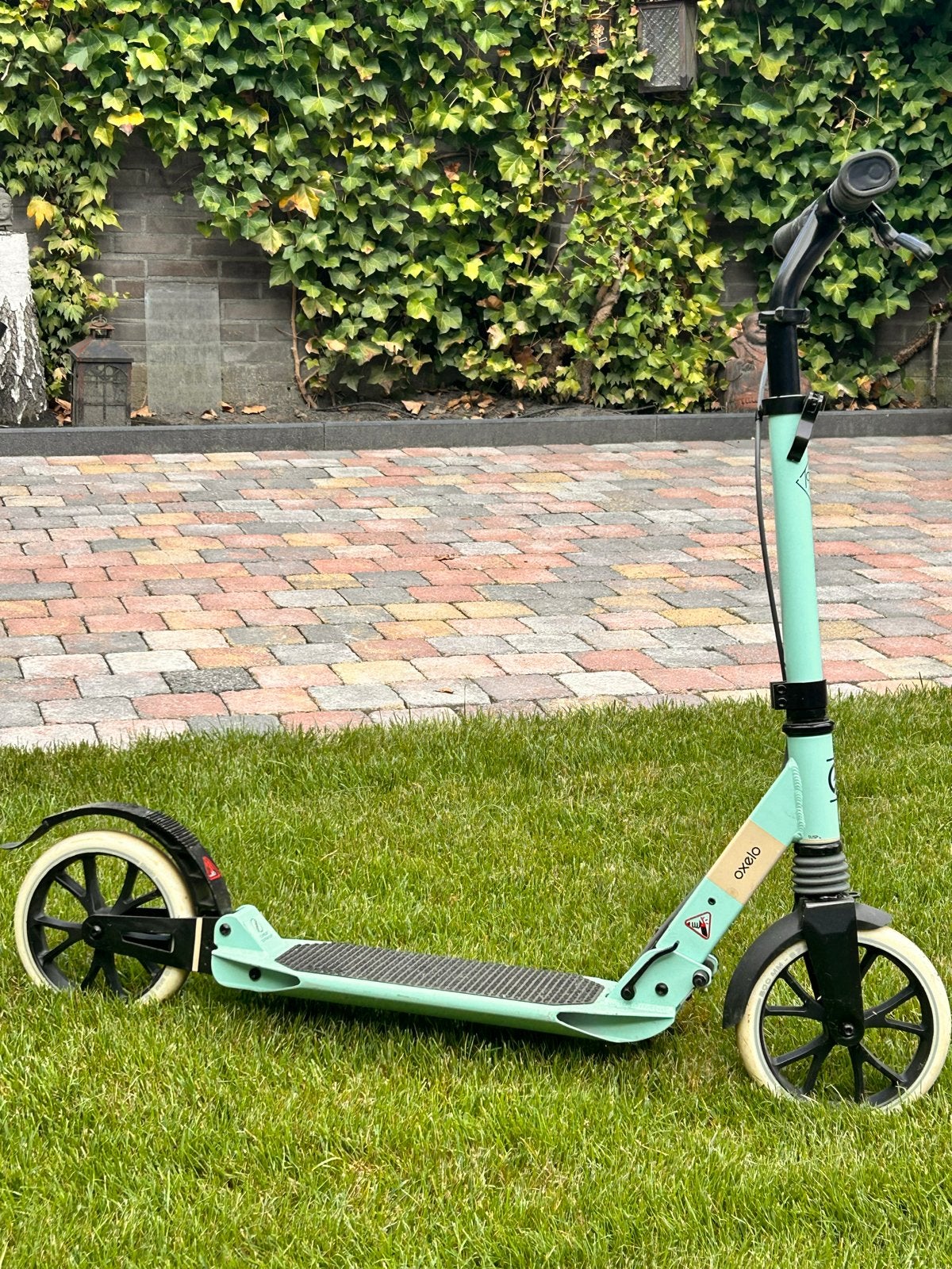 Goedwerkende step met grote wielen - Oxelo Town 7 XL, Ophalen, Gebruikt, Gewone step
