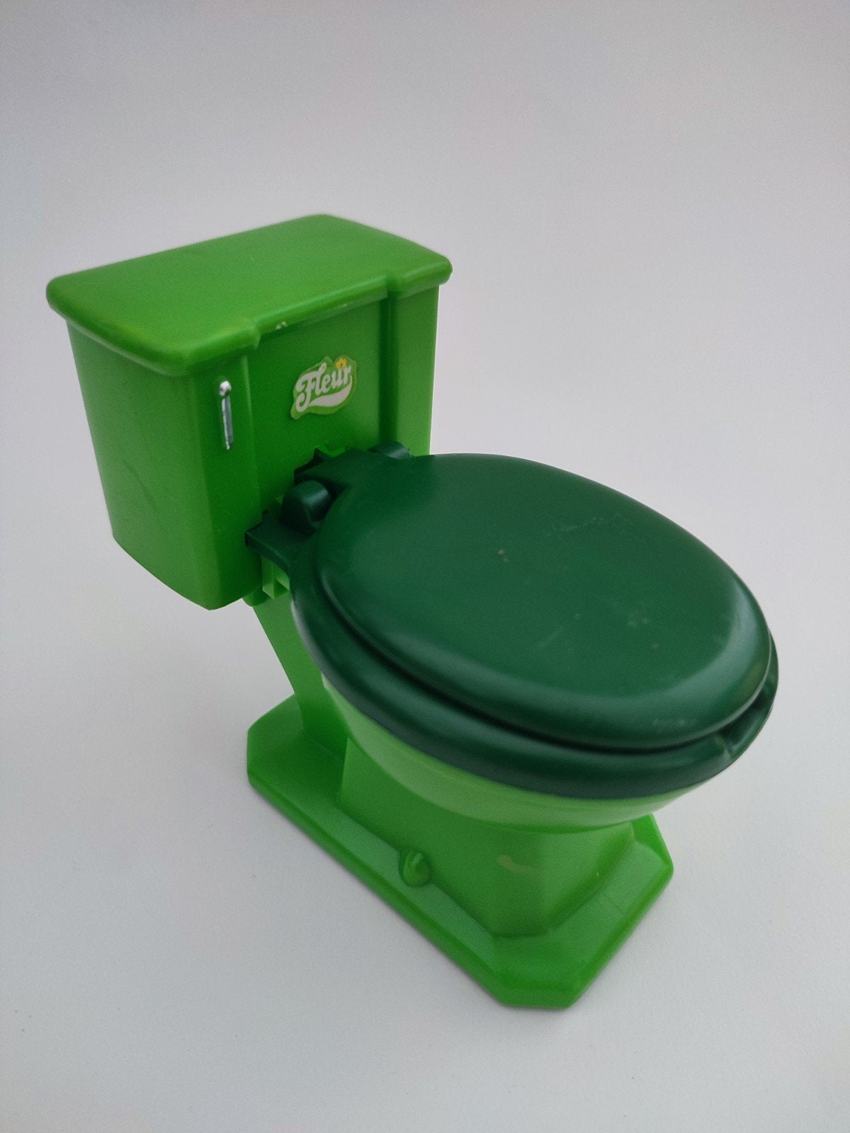 Vintage Fleur poppenhuis toilet groen wc Verzamelen Barbie, Ophalen of Verzenden, Overige typen