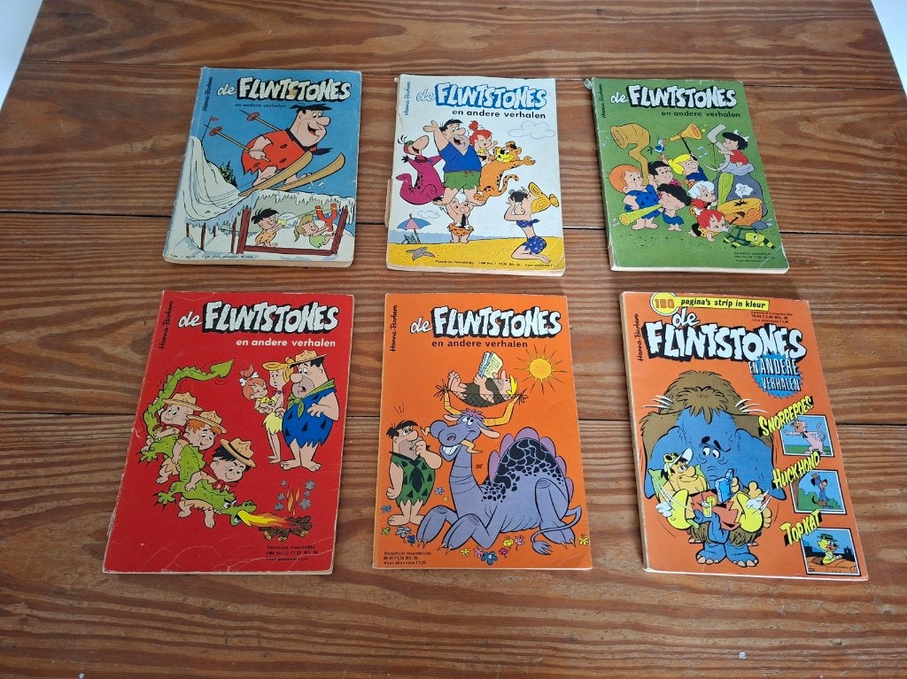 Diverse De Flintstones en andere verhalen stripboeken, Boeken, Stripboeken, Meerdere stripboeken, Ophalen of Verzenden, Gelezen