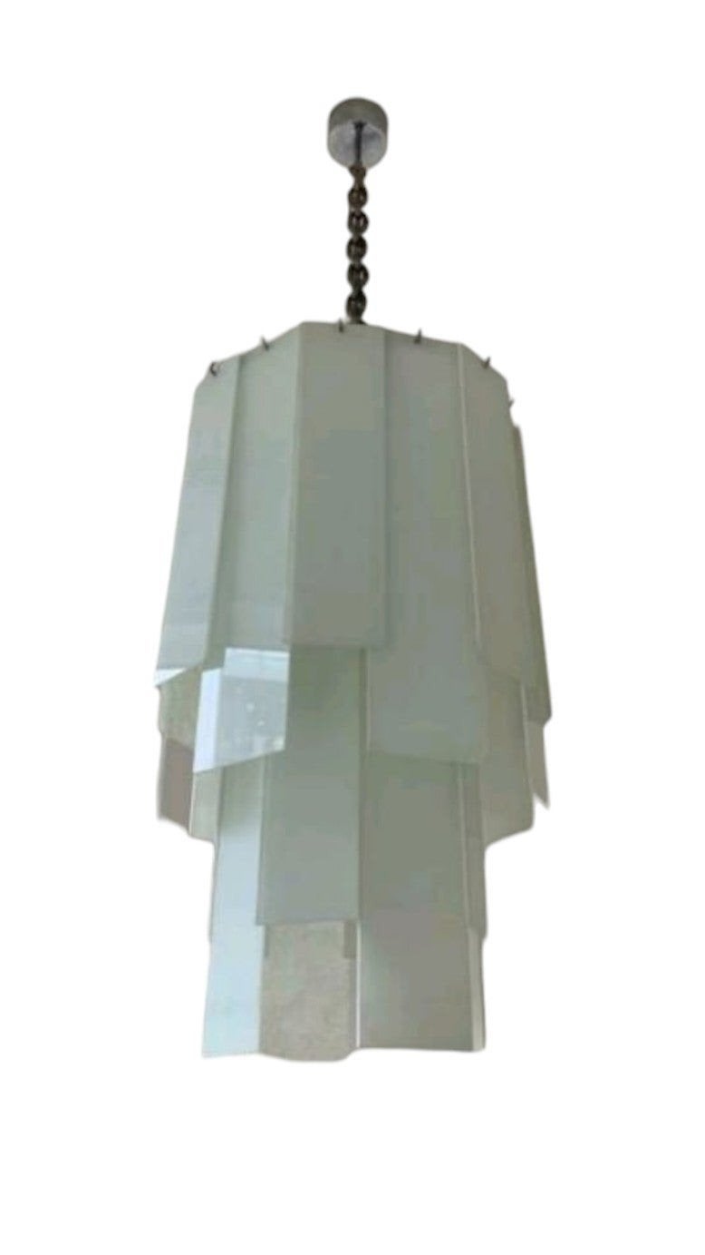 Kroonluchter dutch design Queens gallery GROOT va 129 cm, Huis en Inrichting, Lampen | Hanglampen, Zo goed als nieuw, Glas, E27 (groot)