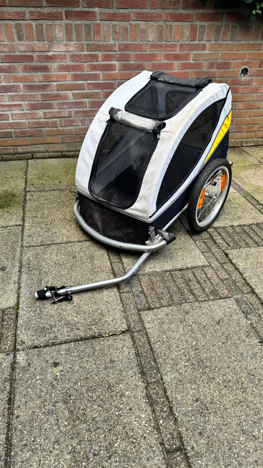 Trixie Single fietsaanhanger, Ophalen, Gebruikt, Hondenfietskar