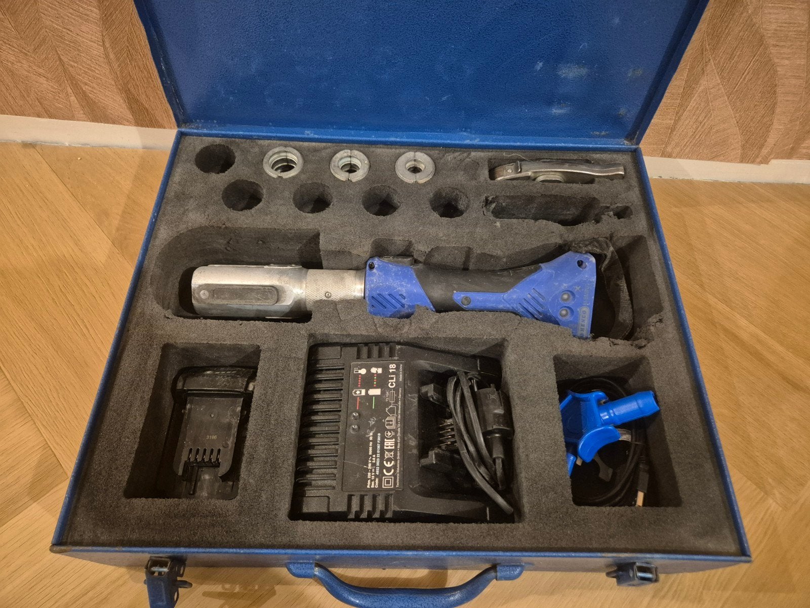 Henco M-BMINI3 perstang set - incl persbek / ontbramer / etc, Ophalen of Verzenden, Zo goed als nieuw