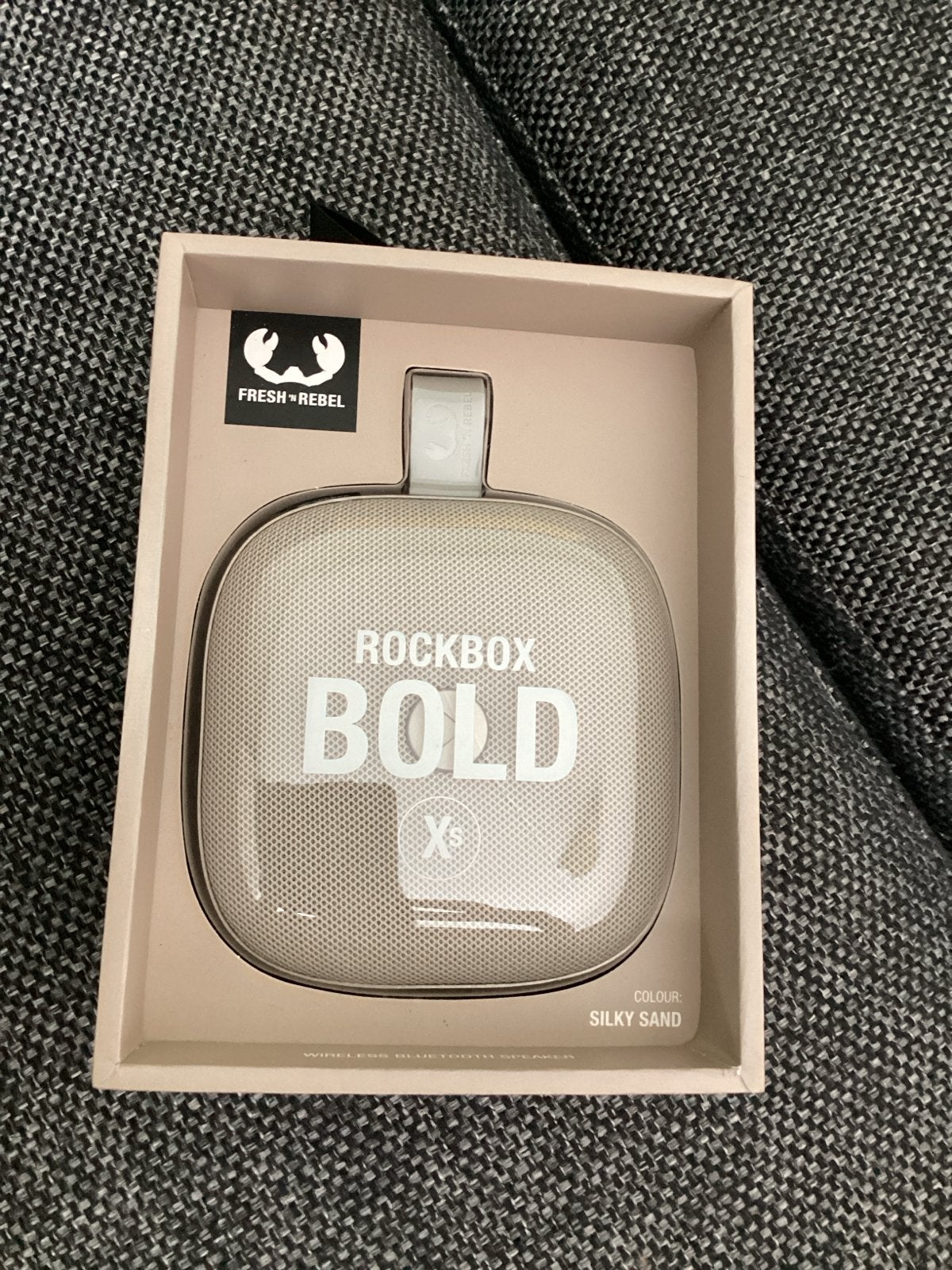 Fresh 'n Rebel Rockbox Bold XS Silky Sand Bluetooth Speaker, Audio, Tv en Foto, Nieuw, Draagbare speaker, Bluetooth, Ophalen