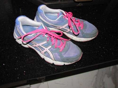 40,5 ASICS hardlooppschoenen, Ophalen of Verzenden, Zo goed als nieuw, Sneakers of Gympen