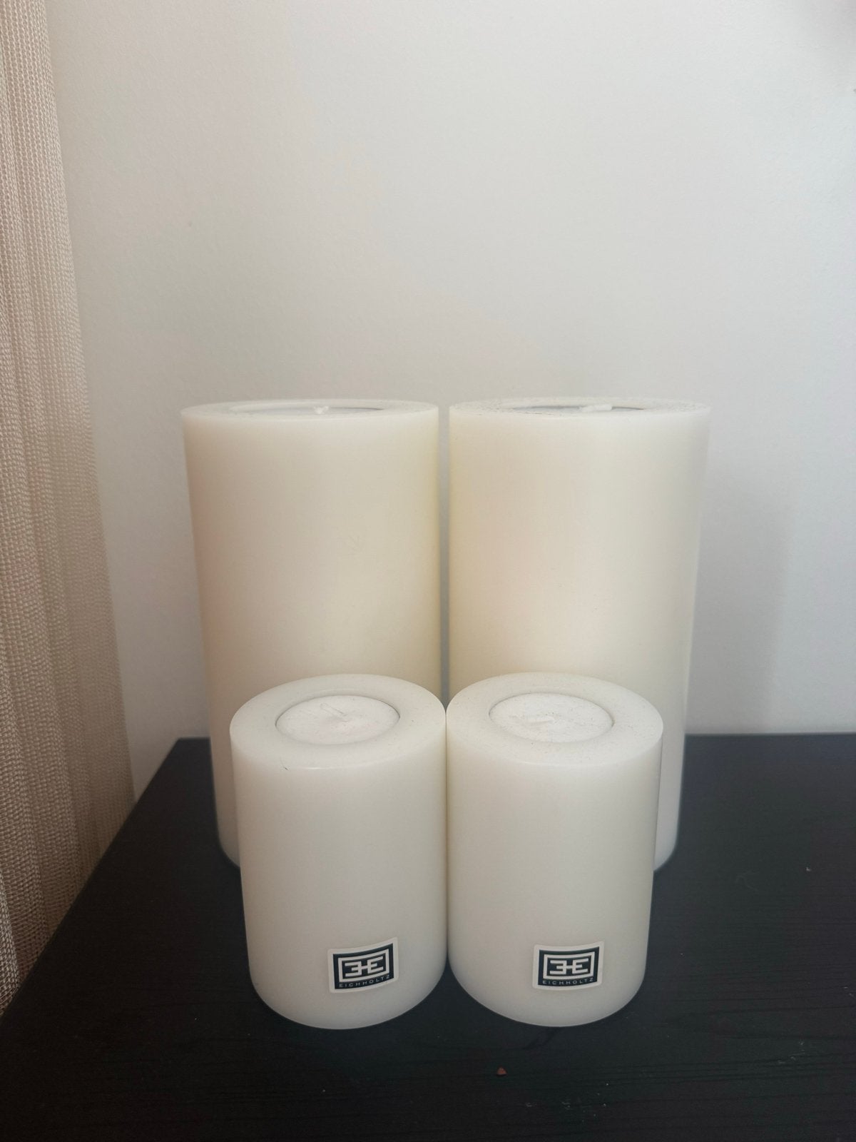 Set van witte Eichholtz kaarsen, Ophalen, Wit, Was, Zo goed als nieuw