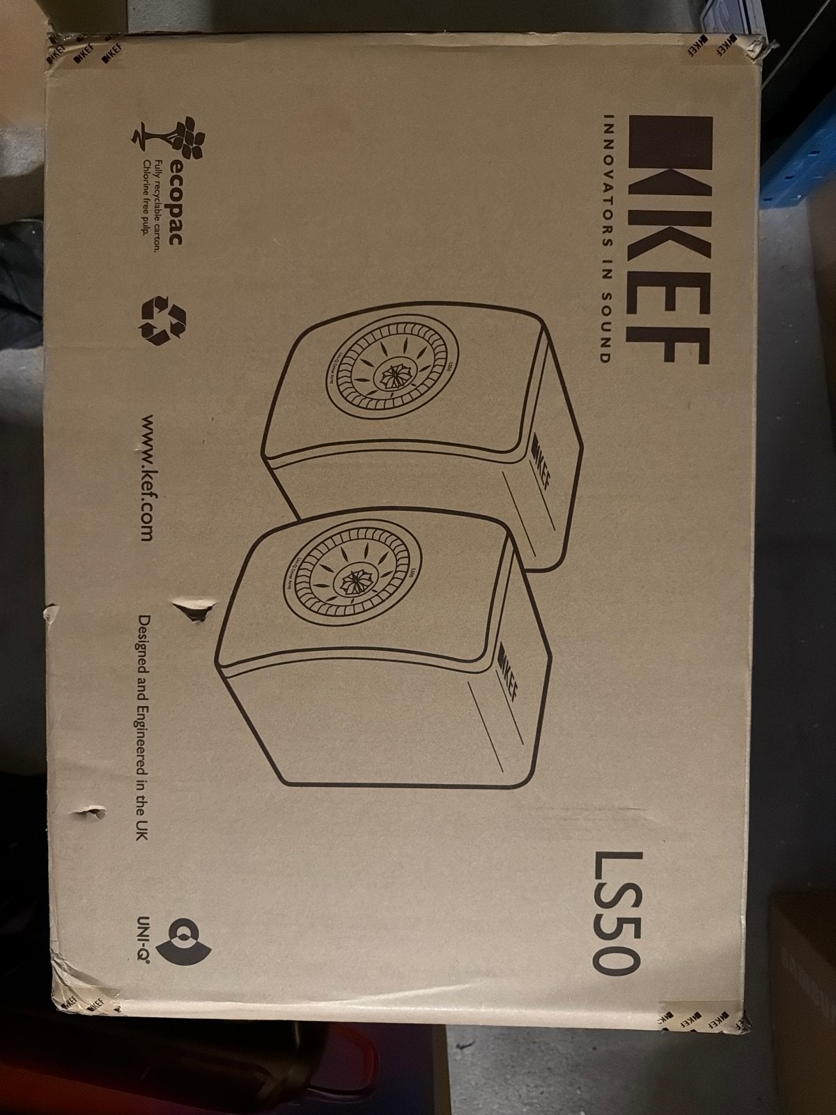KEF LS50 Boekenplank Luidsprekers - Wit (Nieuw in doos), Audio, Tv en Foto, Luidsprekers, Nieuw, Ophalen of Verzenden, KEF, Minder dan 60 watt