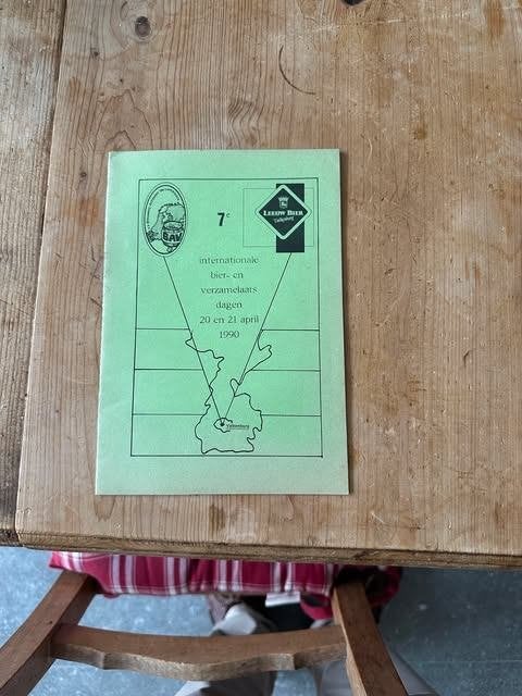 7e internationale bier verzamelaarsdagen 1990, Ophalen of Verzenden, Zo goed als nieuw, Overige typen, Overige merken