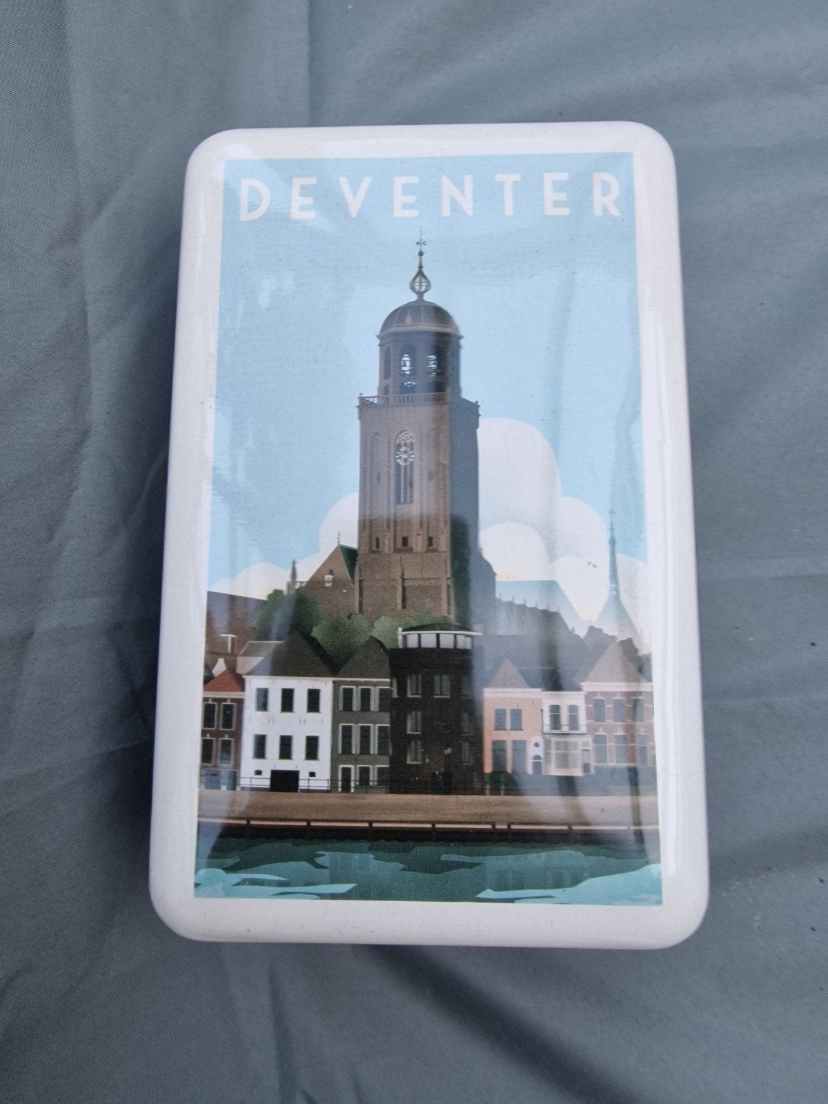 Deventer koekblik., Ophalen of Verzenden, Gebruikt