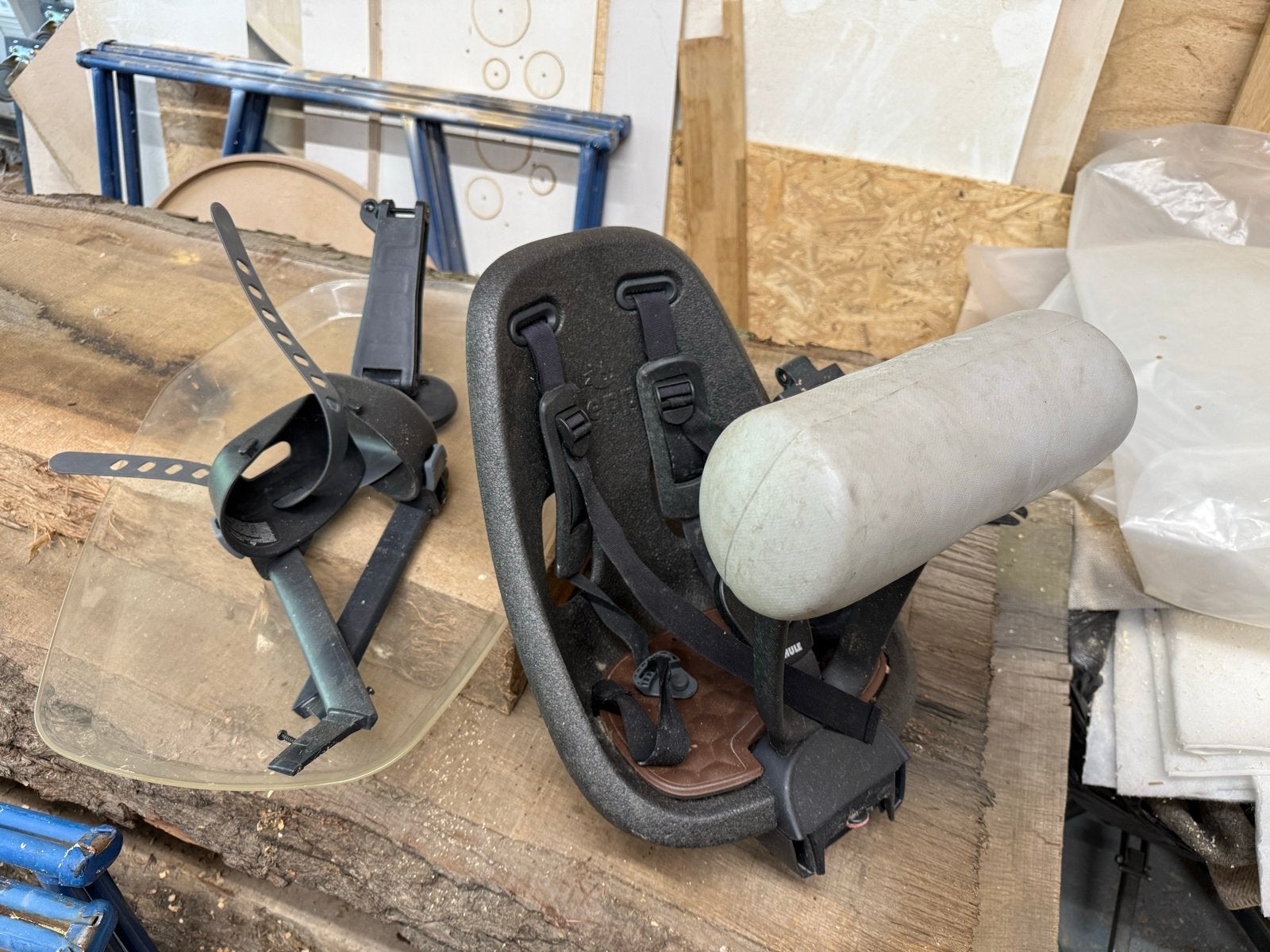 Yepp fietsstoel met bakfiets adapter, Ophalen, Gebruikt, Voorzitje