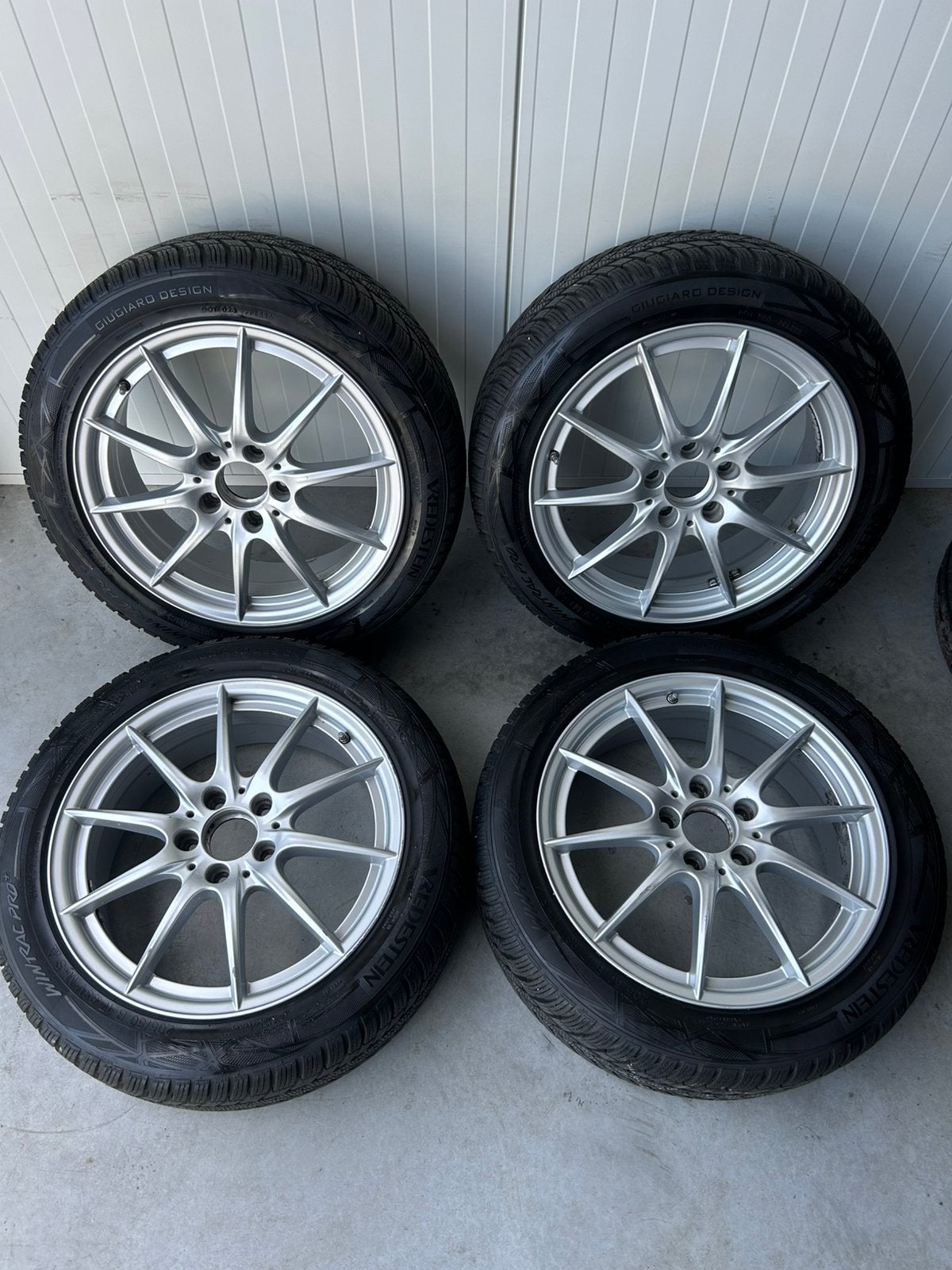 Originele Mercedes A B C CLA Klasse W246 5x112 17 Inch Winte, Banden en Velgen, 17 inch, Personenwagen, 205 mm