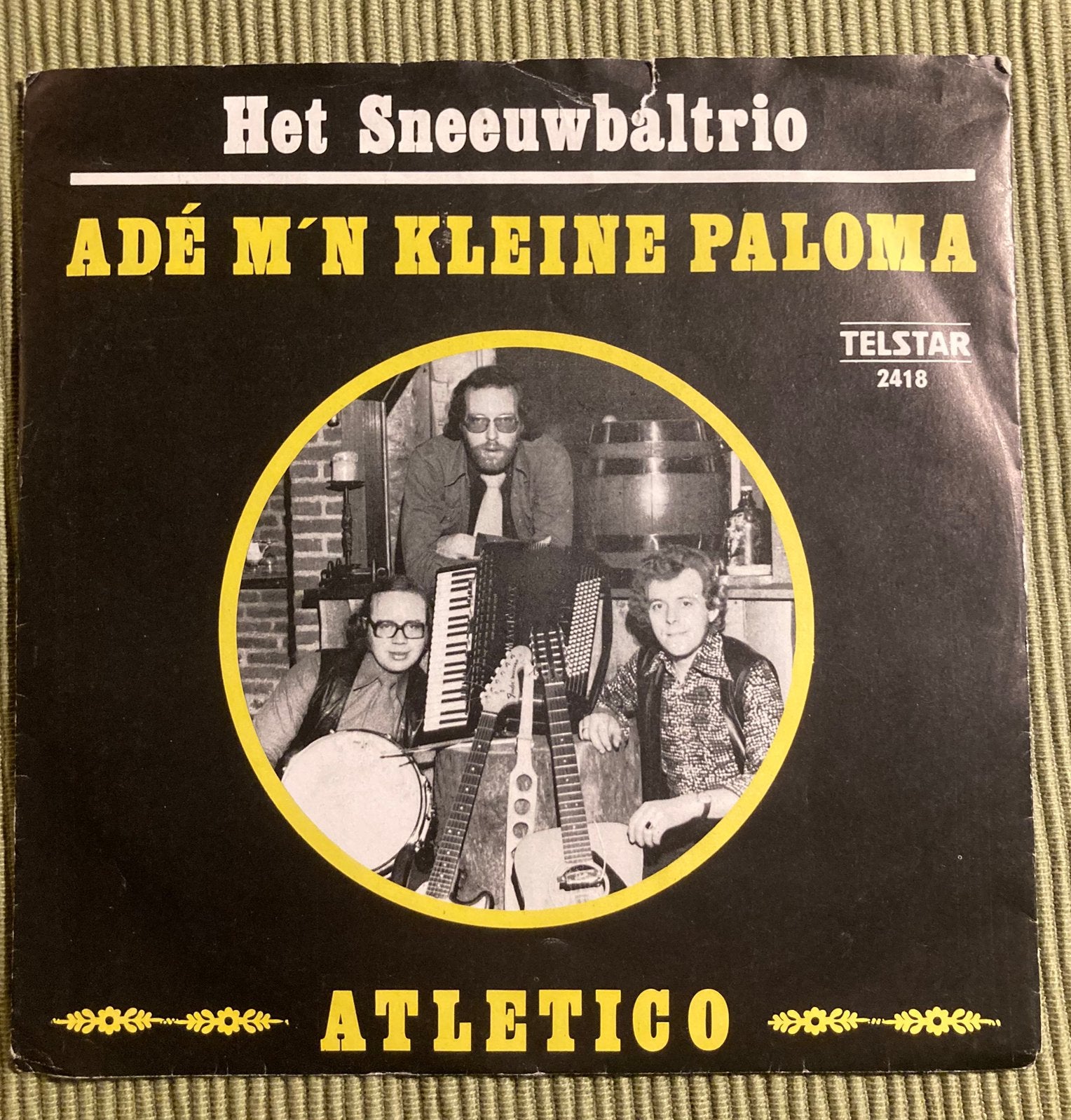 Vinyl single Het Sneeuwbaltrio - Adé m’n kleine Paloma, Gebruikt, 7 inch, Single, Ophalen of Verzenden