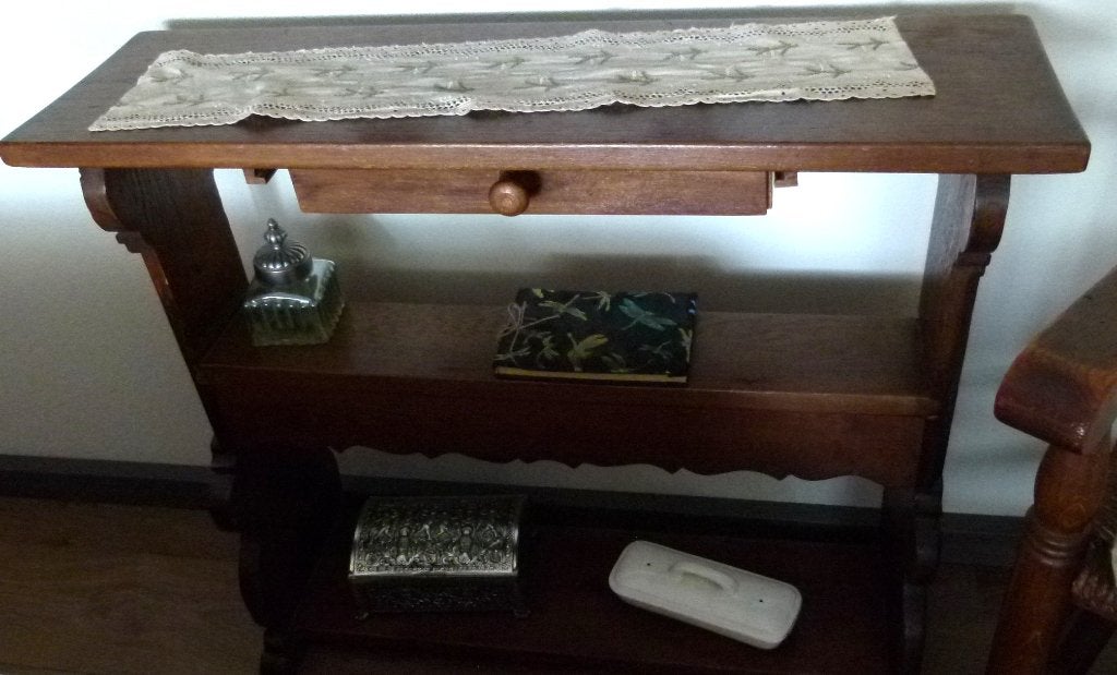 sidetable eiken 83x73x23, Ophalen, 100 tot 150 cm, Eikenhout, Zo goed als nieuw