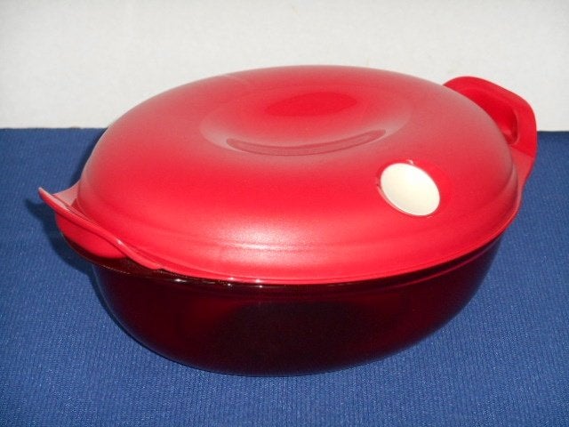 Tupperware MicroPop 2 L. Ovaal, Huis en Inrichting, Ophalen of Verzenden, Zo goed als nieuw, Overige typen, Magnetronbestendig