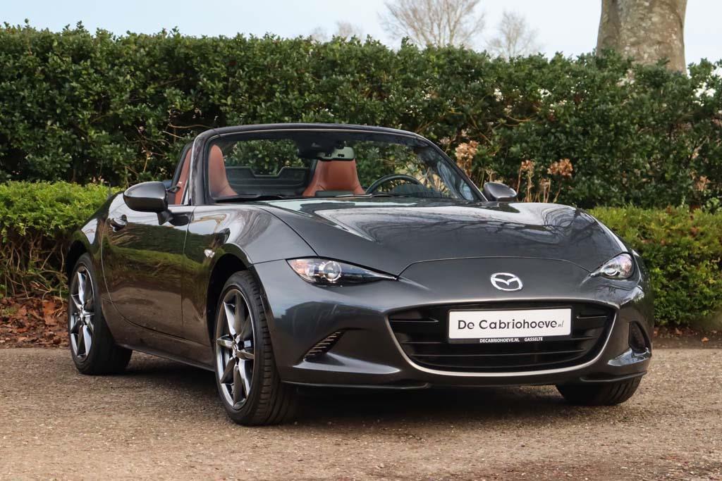 Mazda MX-5 ND 2.0l SkyActiv-G 184 GT-M Machine Gray Metallic, Auto's, Mazda, 1998 cc, Achterwielaandrijving, Gebruikt, 4 cilinders