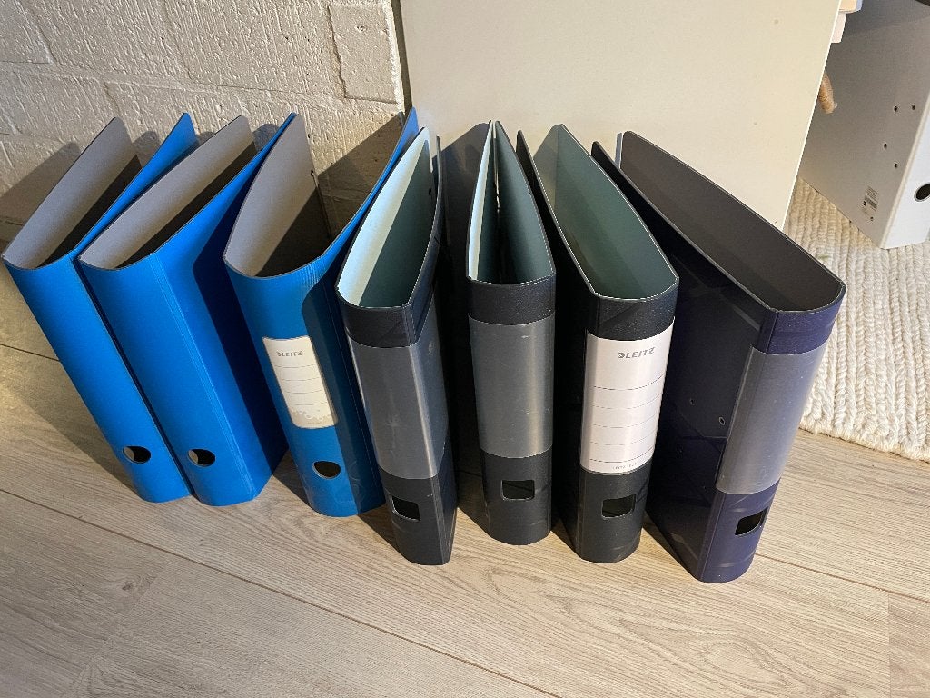 Leitz ordners prestige active en bebop, Ophalen, Gebruikt