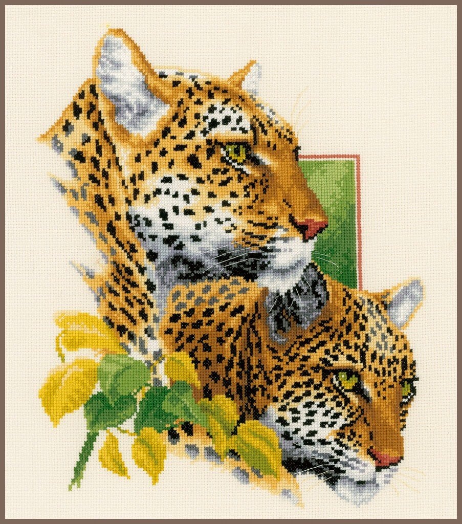 Borduurpakket Luipaardenkoppel pn0144437, ., Nieuw, Ophalen of Verzenden, .