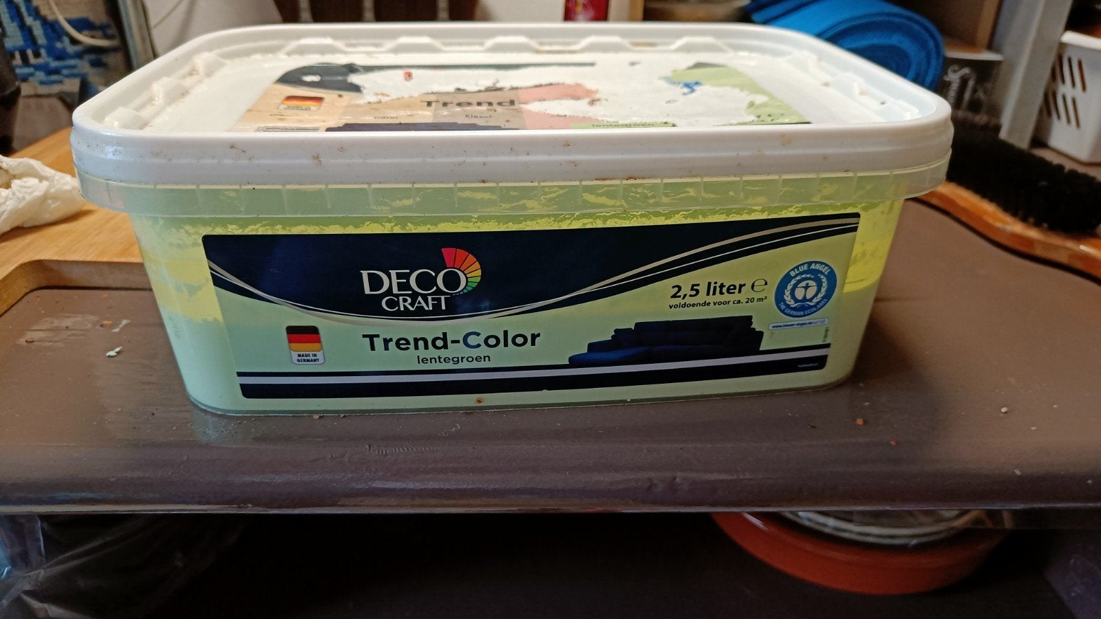 Deco Craft Trend-Color Muurverf - Lentegroen 2,5L, ongeopend, Ophalen, Nieuw, Verf, Minder dan 5 liter
