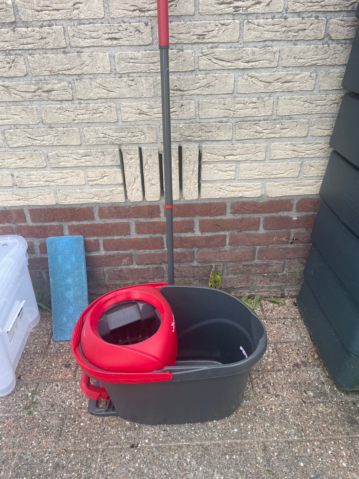 Vileda EasyWring & Clean Turbo Mop en Emmer Set, Ophalen, Mop of Dweil