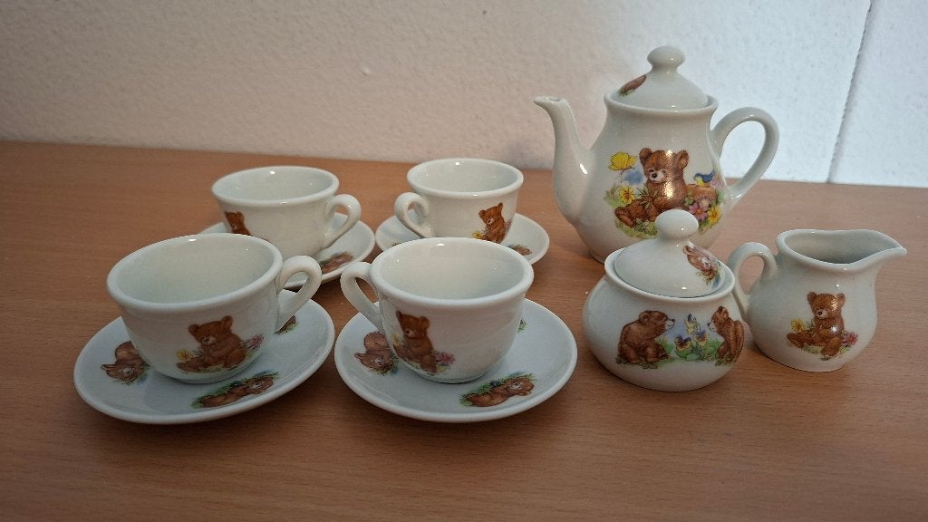 Kinderservies compleet van DE, Ophalen
