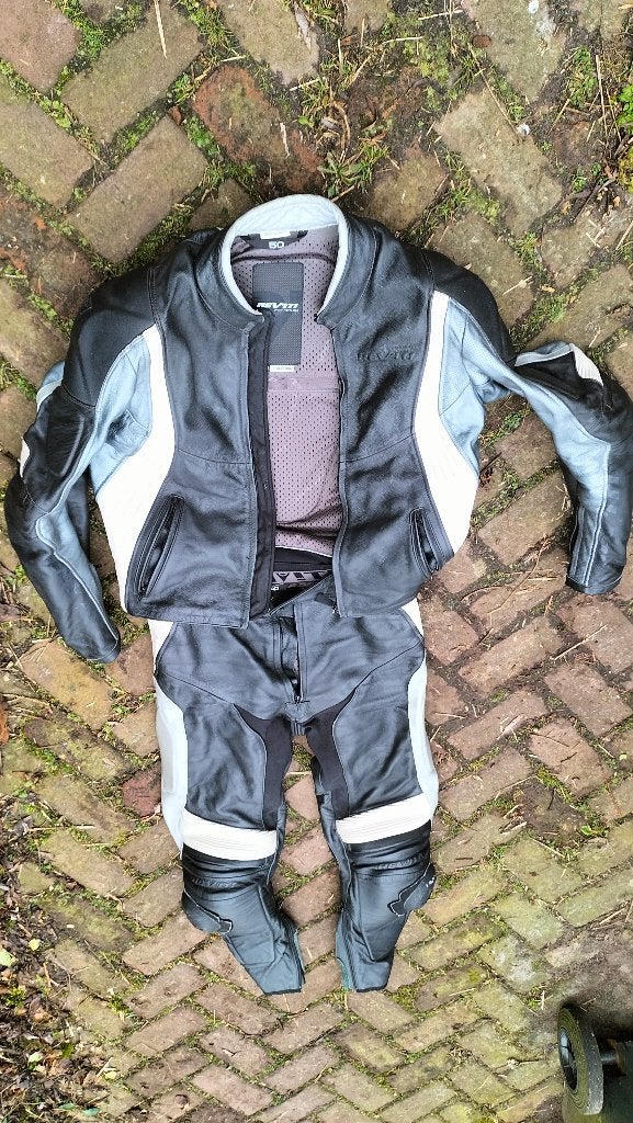 Leren combi motorpak maat 50 Rev'it, Motoren, Ophalen of Verzenden, Rev'it, Tweedehands, Heren