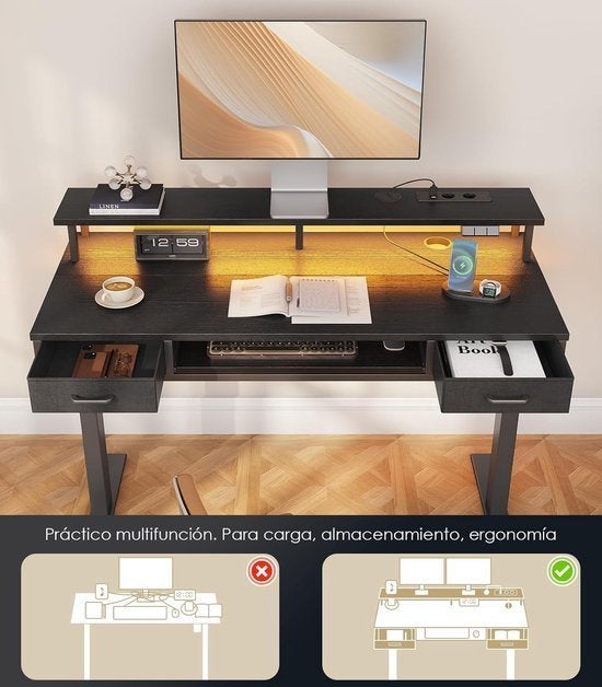 Bureau Verstelbaar – Zit-sta Bureau – Elektrisch Bureau, Corvance B.V., Verzenden, Nieuw, Corvancebol@gmail.com