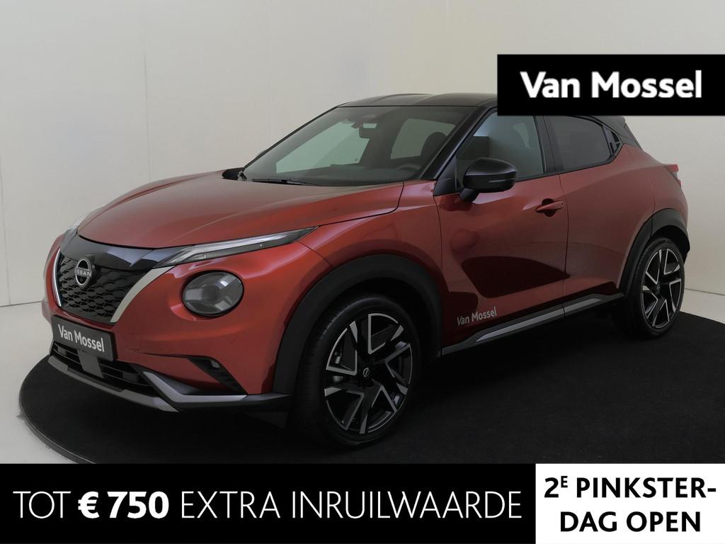 Nissan Juke 1.6 Hybrid N-Design 143PK | Automaat | Navigatie, Stof, Origineel Nederlands, Bedrijf, Hybride Elektrisch/Benzine