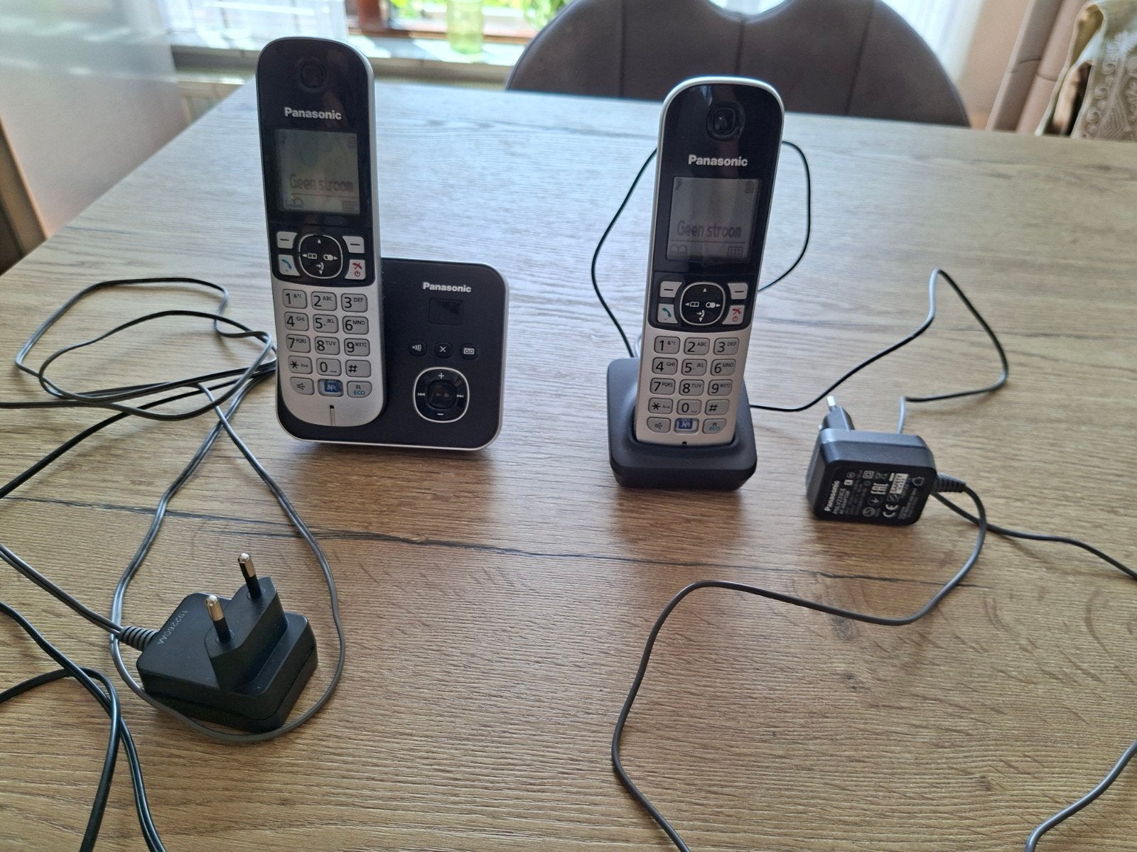 Panasonic KX-TG6821NL draadloze DECT telefoonset, Ophalen of Verzenden, Gebruikt, 2 handsets
