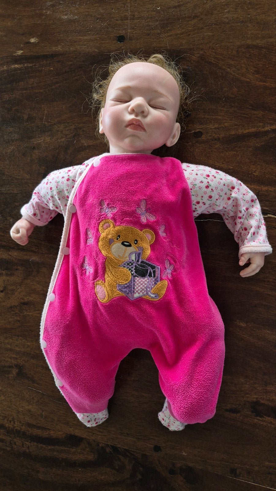 Levensechte babypop 51 cm, zacht lijf, Ophalen of Verzenden, Babypop