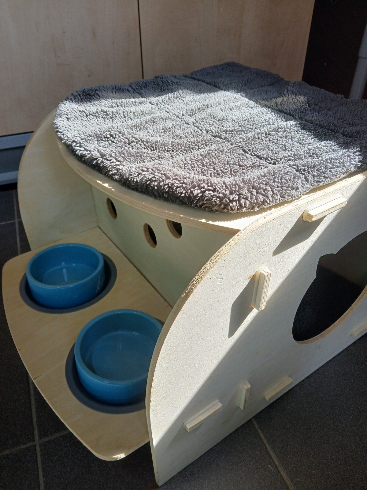Katten speelhuis, voeder station, Dieren en Toebehoren, Ophalen