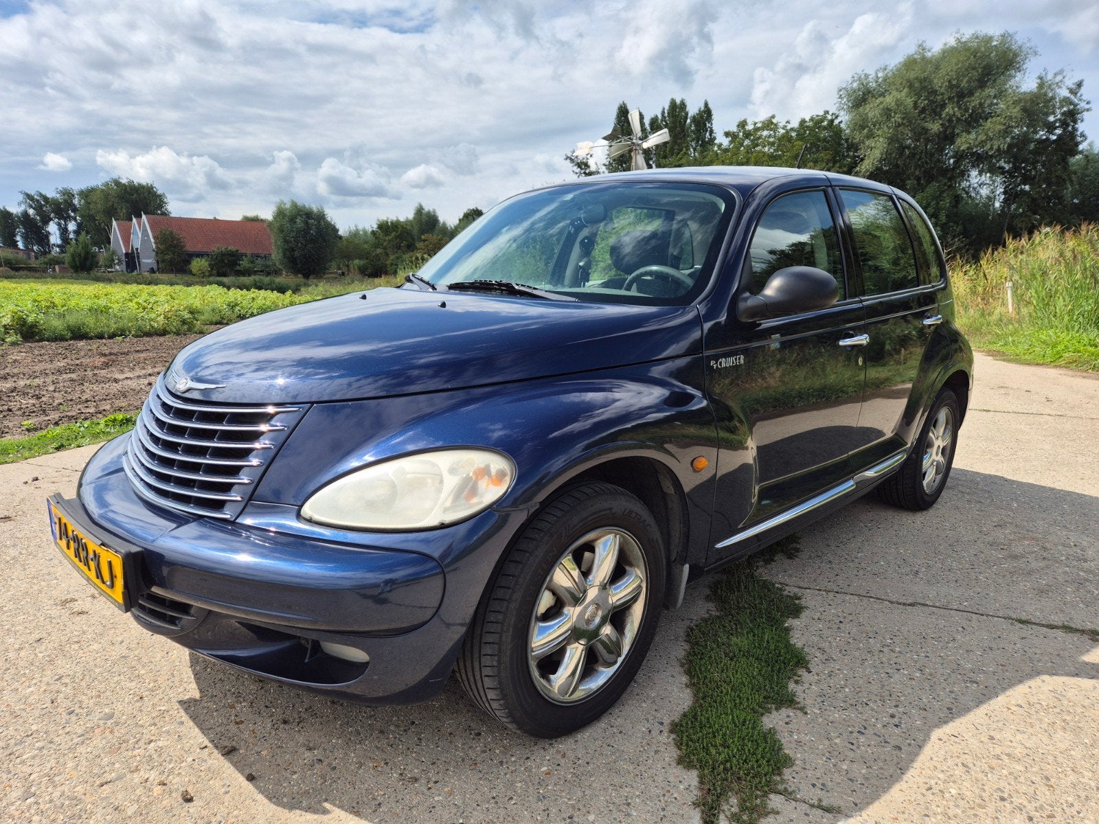 Chrysler PT Cruiser 133.000km uit 2005, Voorwielaandrijving, Blauw, Handgeschakeld, Grijs