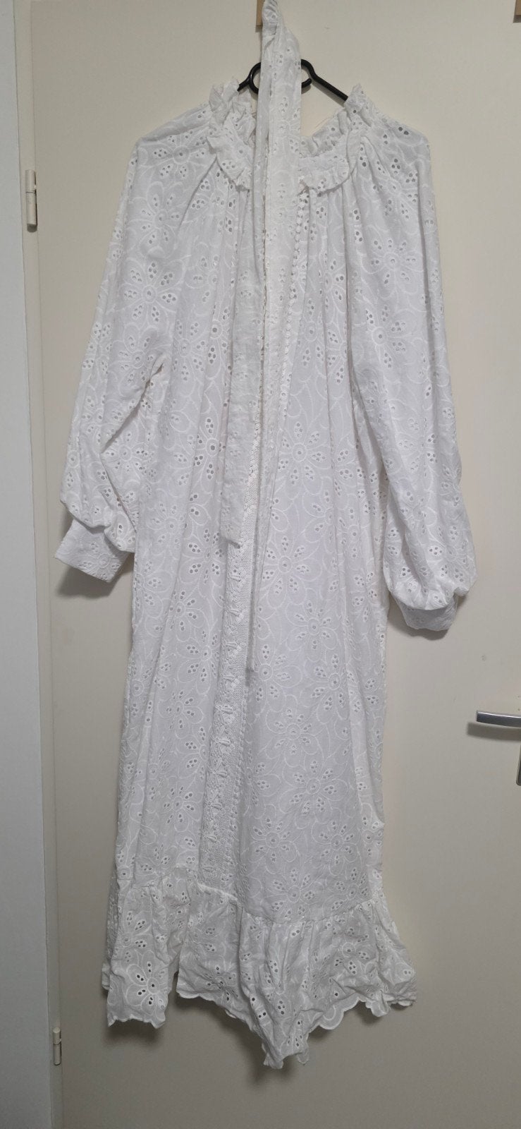 Witte maxi jurk Maat XL, Kleding | Dames, Ophalen, Nieuw, Maat 46/48 (XL) of groter