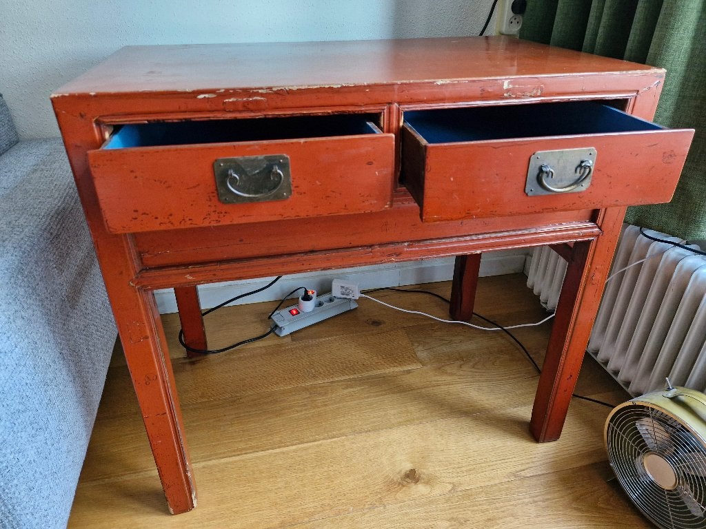 Chinese/Oosterse/Aziatische sidetable kast dressoir, Ophalen, Gebruikt, 50 tot 100 cm, Rechthoekig